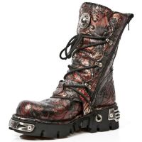  M.391-S6 VINTAGE FLOWER ROJO, REACTO NEGRO TOBERAS New Rock M.391-S6 -  