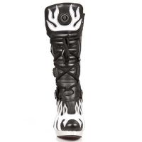  M.5291-S13 ITALI NEGRO BOX BLANCO PL ACERO TACON AGUJA New Rock M.5291-S13 -  