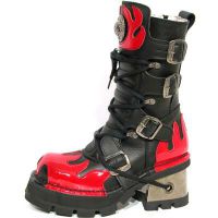  543 ITALI NEGRO CHAROL ROJO PLANING NEGRO M8 ACERO CYO - 