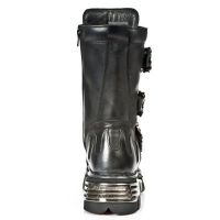  M.711-C10 ITALI NEG PULIK ACERO BOX PLANE, REACTOR NEGRO TOB New Rock M.711-C10 -  