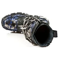 Ботинки M.727-R1 ITALI NEGRO ANTIK AZUL BOX PLANE REACTOR NEGRO TOBE New Rock M.727-R1 - маленькая картинка