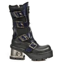  747 ITALI NEGRO ANTIK MORADO PLANING NEGRO M8 ACERO New Rock M.747-C1 -  