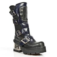  747 ITALI NEGRO ANTIK MORADO PLANING NEGRO M8 ACERO New Rock M.747-C1 -  
