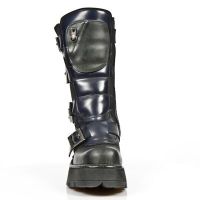  747 ITALI NEGRO ANTIK MORADO PLANING NEGRO M8 ACERO New Rock M.747-C1 -  