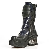  747 ITALI NEGRO ANTIK MORADO PLANING NEGRO M8 ACERO New Rock M.747-C1 -  