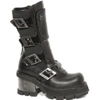 Сапоги M.747-R10 PULIK NEGRO Y LYCRA NEGRO, PLANING NEGRO M8 ACERO New Rock M.747-R10 - маленькая картинка