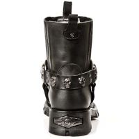 Ботинки M.7621-S10 ITALI NEGRO, MOTORCYCLE NEGRO New Rock M.7621-S10 - маленькая картинка