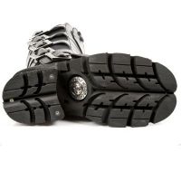  771 PULIK NEGRO Y LYCRA NEGRA, PLANING NEGRO M8 ACERO New Rock M.771-C1 -  