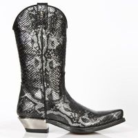 Казаки M.7800-C2 SNAKE GRIS WEST NEGRO ACERO TACON ACERO New Rock M.7800-C2 - маленькая картинка