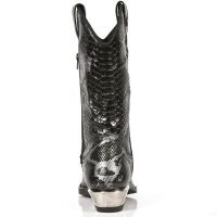 Казаки M.7800-C2 SNAKE GRIS WEST NEGRO ACERO TACON ACERO New Rock M.7800-C2 - маленькая картинка