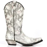  M.7802-C6 PITON BLANCO NEGRO WEST NEGRO ACERO TACON ACERO - 