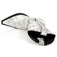 Казаки M.7802-C6 PITON BLANCO NEGRO WEST NEGRO ACERO TACON ACERO New Rock M.7802-C6 - маленькая картинка