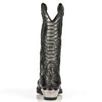 Казаки M.7921-C14 NOMADA NEGRO SERPENTE MAKI ACERO WEST NEGRO ACERO New Rock M.7921-C14 - маленькая картинка