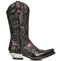  M.7921-C15 NOMADA NEGRO SERPENTE MAKI LILA WEST NEGRO ACERO - 