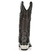 Казаки M.7921-C15 NOMADA NEGRO SERPENTE MAKI LILA WEST NEGRO ACERO New Rock M.7921-C15 - маленькая картинка