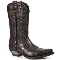 Казаки M.7921-C30 BUFALO NEGRO ARCILLA ROJA WEST NEGRO ACERO T ACER New Rock M.7921-C30 - маленькая картинка