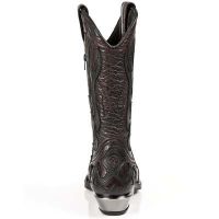 Казаки M.7921-C30 BUFALO NEGRO ARCILLA ROJA WEST NEGRO ACERO T ACER New Rock M.7921-C30 - маленькая картинка