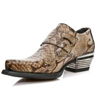 Казаки M.7934PT-C5 SNAKE CUERO WEST NEGRO ACERO TACON DALLAS ACERO New Rock M.7934PT-C5 - маленькая картинка