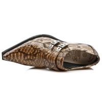 Казаки M.7934PT-C5 SNAKE CUERO WEST NEGRO ACERO TACON DALLAS ACERO New Rock M.7934PT-C5 - маленькая картинка