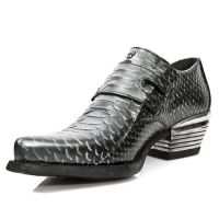 Казаки M.7934PT-C6 SERPENTE MAKI ACERO WEST NEGRO ACERO TACON DALLA New Rock M.7934PT-C6 - маленькая картинка