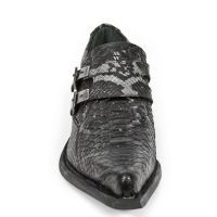 Казаки M.7934PT-C9 SNAKE GRIS WEST NEGRO ACERO TACON DALLAS ACERO New Rock M.7934PT-C9 - маленькая картинка