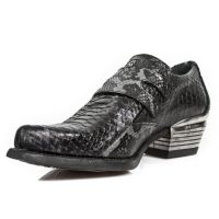 Казаки M.7934PT-C9 SNAKE GRIS WEST NEGRO ACERO TACON DALLAS ACERO New Rock M.7934PT-C9 - маленькая картинка