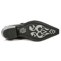 Казаки M.7934PT-C9 SNAKE GRIS WEST NEGRO ACERO TACON DALLAS ACERO New Rock M.7934PT-C9 - маленькая картинка