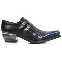  M.7934PT-S6 PYTHON RETICULATUS AZUL-METAL, NOMADA NEGRO, DAL - 
