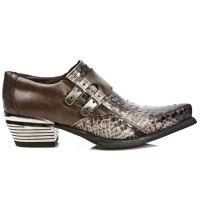  M.7934PT-S7 PYTHON RETICULATUS MARRON, NOMADA MARRON, DALL - 
