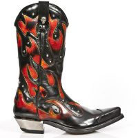 Казаки M.7952-C2 NOMADA NEGRO PULIK FUEGO WEST NEGRO ACERO T ACERO New Rock M.7952-C2 - маленькая картинка