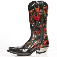 Казаки M.7952-C2 NOMADA NEGRO PULIK FUEGO WEST NEGRO ACERO T ACERO New Rock M.7952-C2 - маленькая картинка