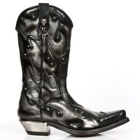Казаки M.7952-C4 NOMADA NEGRO PULIK ACERO WEST NEGRO ACERO T ACERO New Rock M.7952-C4 - маленькая картинка