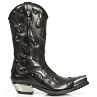 Казаки M.7952-C1 NOMADA NEGRO, PULIK NEGRO, WEST NEGRO ACERO T.ACER New Rock M.7952P-C1 - маленькая картинка