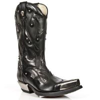 Казаки M.7952-C1 NOMADA NEGRO, PULIK NEGRO, WEST NEGRO ACERO T.ACER New Rock M.7952P-C1 - маленькая картинка