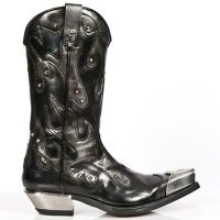 Казаки M.7952P-C2 NOMADA NEGRO PULIK ACERO WEST ACERO PUNTERA METAL New Rock M.7952P-C2 - маленькая картинка