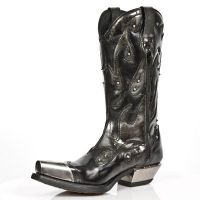 Казаки M.7952P-C2 NOMADA NEGRO PULIK ACERO WEST ACERO PUNTERA METAL New Rock M.7952P-C2 - маленькая картинка