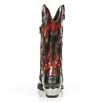 Казаки M.7952P-C3 PULIK FUEGO NOMADA NEGRO WEST ACERO PUNTERA ACERO New Rock M.7952P-C3 - маленькая картинка