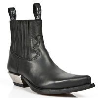 Казаки M.7953-C1 ITALI NEGRO WEST NEGRO ACERO TACON ACERO New Rock M.7953-C1 - маленькая картинка