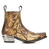  M.7953-C8 SNAKE CUERO WEST NEGRO ACERO TACON DALLAS ACERO New Rock M.7953-C8 -  