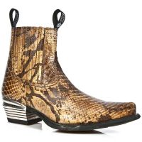 M.7953-C8 SNAKE CUERO WEST NEGRO ACERO TACON DALLAS ACERO New Rock M.7953-C8 -  