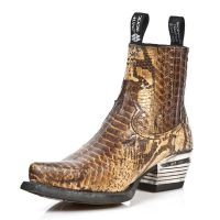  M.7953-C8 SNAKE CUERO WEST NEGRO ACERO TACON DALLAS ACERO New Rock M.7953-C8 -  