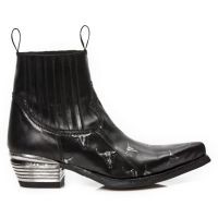  M.7953PT-S1 GRABADO BULL NEGRO-PLATA, WEST NEGRO ACERO T.DAL - 