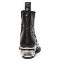 Казаки M.7953PT-S1 GRABADO BULL NEGRO-PLATA, WEST NEGRO ACERO T.DAL New Rock M.7953PT-S1 - маленькая картинка