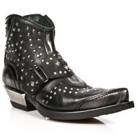 Казаки M.7957-C1 PULIK ACERO ITALI NEGRO WEST NEGRO ACERO TACON ACE New Rock M.7957-C1 - маленькая картинка