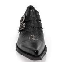Казаки M.7960-C5 MANTA RAYA NEGRO WEST NEGRO ACERO New Rock M.7960-C5 - маленькая картинка