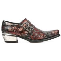  M.7960-S4 VINTAGE FLOWER ROJO, WEST NEGRO ACERO T.DALLAS - 