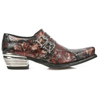 Казаки M.7960-S4 VINTAGE FLOWER ROJO, WEST NEGRO ACERO T.DALLAS New Rock M.7960-S4 - маленькая картинка