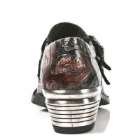 Казаки M.7960-S4 VINTAGE FLOWER ROJO, WEST NEGRO ACERO T.DALLAS New Rock M.7960-S4 - маленькая картинка