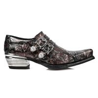  M.7961-C1 VINTAGE FLOWER ROJO WEST NEGRO TACON DALLAS ACER - 