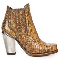  M.7973-R100 SERPENTE CUERO SUELA SPAY MIEL CERCO CUERO T BUL - 